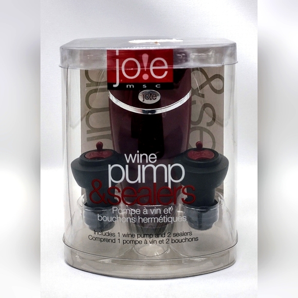 Joie Dining Brand New Red Joie Wine Pump Sealers Poshmark